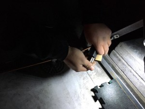 Een zaklamp was nodig