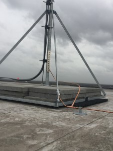 Aansluitingen voor de aarding van de coax kabel